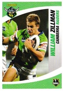 2008 Daily Telegraph NRL #35 William Zillman Front